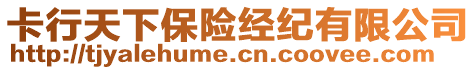 卡行天下保險經(jīng)紀有限公司