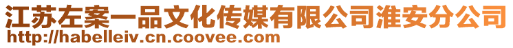 江蘇左案一品文化傳媒有限公司淮安分公司