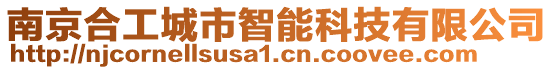 南京合工城市智能科技有限公司