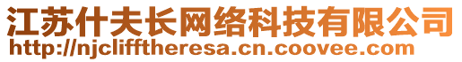江蘇什夫長網絡科技有限公司