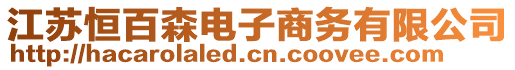 江蘇恒百森電子商務(wù)有限公司