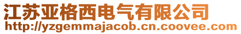 江蘇亞格西電氣有限公司