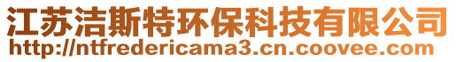 江蘇潔斯特環(huán)保科技有限公司