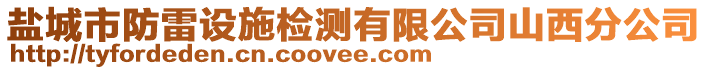 鹽城市防雷設施檢測有限公司山西分公司