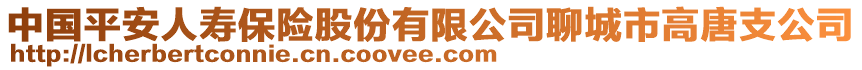 中國平安人壽保險股份有限公司聊城市高唐支公司