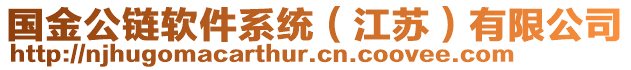 國金公鏈軟件系統(tǒng)（江蘇）有限公司