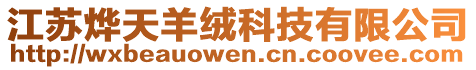 江蘇燁天羊絨科技有限公司