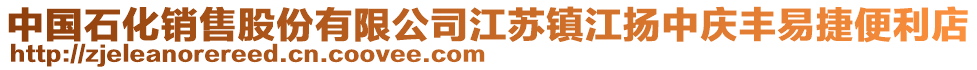 中國石化銷售股份有限公司江蘇鎮(zhèn)江揚(yáng)中慶豐易捷便利店