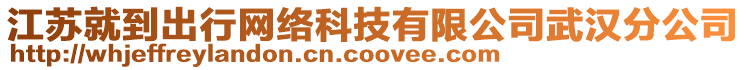 江蘇就到出行網(wǎng)絡(luò)科技有限公司武漢分公司