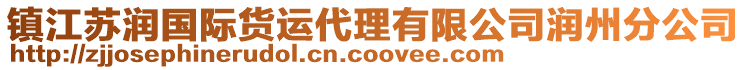 鎮江蘇潤國際貨運代理有限公司潤州分公司