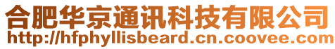 合肥華京通訊科技有限公司