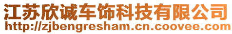 江蘇欣誠(chéng)車飾科技有限公司