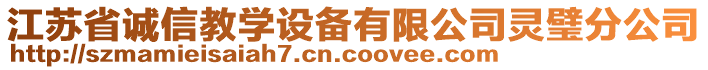 江蘇省誠(chéng)信教學(xué)設(shè)備有限公司靈璧分公司