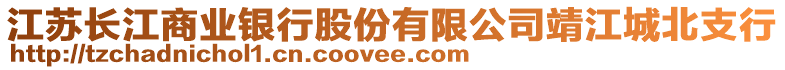 江蘇長江商業(yè)銀行股份有限公司靖江城北支行