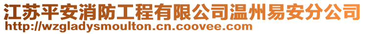 江蘇平安消防工程有限公司溫州易安分公司