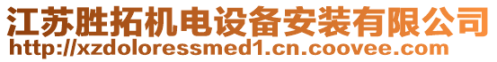 江蘇勝拓機(jī)電設(shè)備安裝有限公司