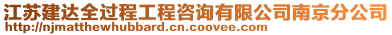 江蘇建達全過程工程咨詢有限公司南京分公司