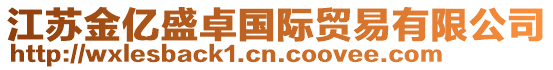 江蘇金億盛卓國(guó)際貿(mào)易有限公司