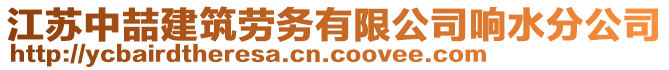 江蘇中喆建筑勞務(wù)有限公司響水分公司