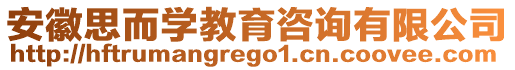 安徽思而學教育咨詢有限公司