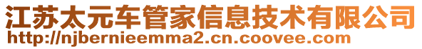 江蘇太元車管家信息技術(shù)有限公司