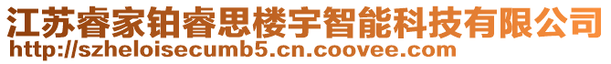 江蘇睿家鉑睿思樓宇智能科技有限公司