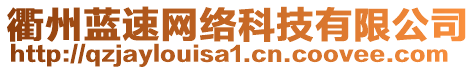 衢州藍速網(wǎng)絡(luò)科技有限公司