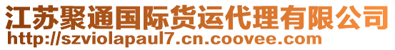 江蘇聚通國(guó)際貨運(yùn)代理有限公司