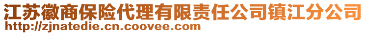 江蘇徽商保險(xiǎn)代理有限責(zé)任公司鎮(zhèn)江分公司