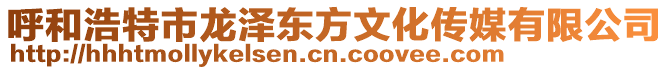 呼和浩特市龍澤東方文化傳媒有限公司