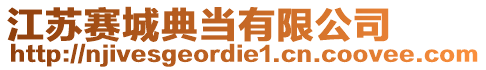 江蘇賽城典當(dāng)有限公司