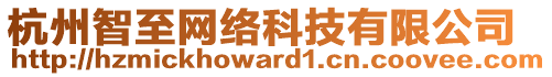 杭州智至網(wǎng)絡(luò)科技有限公司