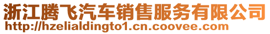 浙江騰飛汽車(chē)銷(xiāo)售服務(wù)有限公司