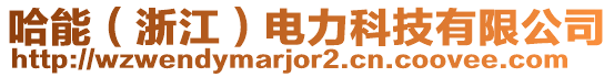 哈能（浙江）電力科技有限公司