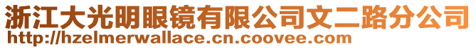 浙江大光明眼鏡有限公司文二路分公司
