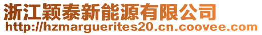 浙江颖泰新能源有限公司