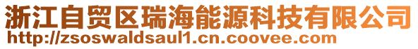 浙江自贸区瑞海能源科技有限公司