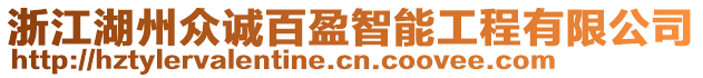 浙江湖州众诚百盈智能工程有限公司