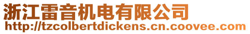 浙江雷音機電有限公司