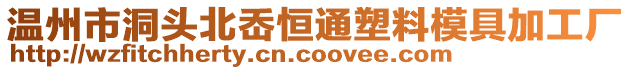 溫州市洞頭北岙恒通塑料模具加工廠