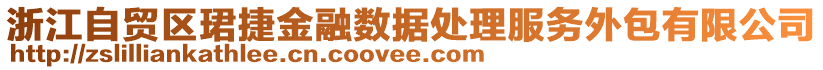 浙江自貿(mào)區(qū)珺捷金融數(shù)據(jù)處理服務(wù)外包有限公司