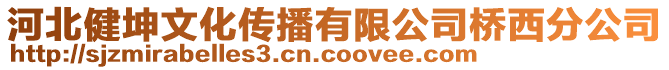 河北健坤文化傳播有限公司橋西分公司