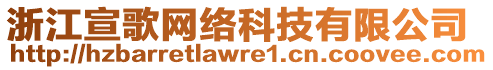 浙江宣歌網(wǎng)絡(luò)科技有限公司