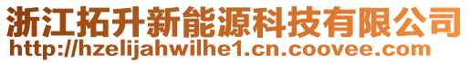浙江拓升新能源科技有限公司