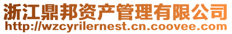 浙江鼎邦資產管理有限公司