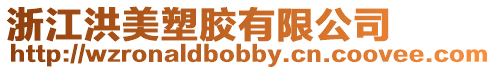 浙江洪美塑膠有限公司