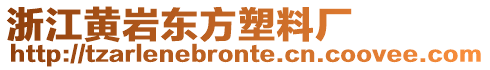 浙江黃巖東方塑料廠