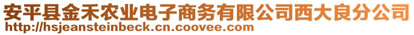 安平縣金禾農(nóng)業(yè)電子商務(wù)有限公司西大良分公司