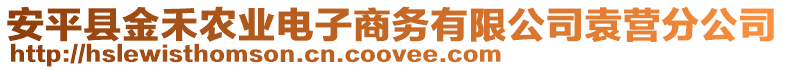 安平縣金禾農(nóng)業(yè)電子商務(wù)有限公司袁營分公司