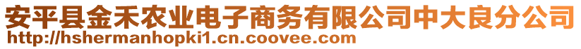 安平縣金禾農(nóng)業(yè)電子商務(wù)有限公司中大良分公司